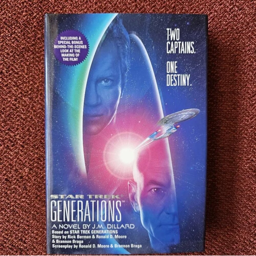 Star Trek Generations Hardcover Book